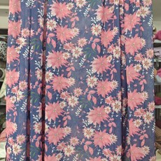 雪紡活性印花布料 漢服連衣裙面料 工藝升級色織, 1.5米長價格 2號花色, 1個