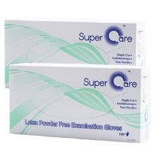 슈퍼케어 라텍스장갑, L, 2개