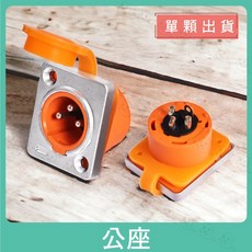 魔音傳腦 NETWORK 防水型網路插座 防水佳能插座 防水卡儂座 機櫃插座 蓋板插座 桌面插座, 1個, 公座