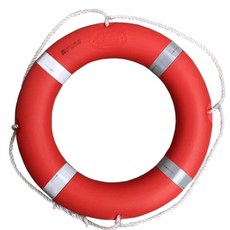 구명부환 튜브 구조 해변 수상안전 E.PVC 보트 해수욕장 구명부기 링 폼 후크 레스큐, 2 5KG
