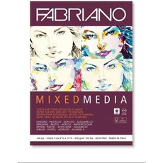 파브리아노 미디엄 믹스 패드 A5 시트 40 250g 천연 곡물