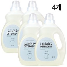 에코블랑 유아 세탁세제 무향, 4개, 2.1L