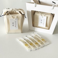 례답 사양 꿀스틱 선물세트 쇼핑백포함, 1세트, 200g