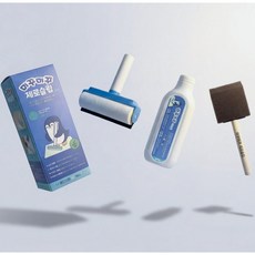 미꾸미꾸 제로슬립 욕실 화장실 바닥 타일 바르는 미끄럼방지 슬립스토퍼 롤러, 1개, 투명