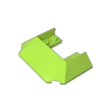 10pcs 13269 빌딩 블록 기술 6x4x1 비행기 경사면 DIY 조립 입자 부품 Moc 장난감 선물, 01 10pcs, 04 light green