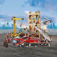 台灣熱賣 兼容樂高城市警系列消防總局警察汽車飛機子玩具建筑, 消防救援隊, 1個