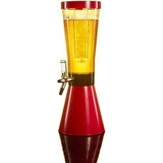 맥주 타워 디스펜서 수도꼭지가 있는 3리터 맥주 타워 디스펜서 상업용 맥주 배럴 음료 배럴 루트 맥주 디스펜서 탈착식 고드름 음료 타워 색상 I, G Cup