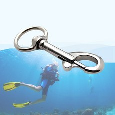 스쿠버 다이빙 스위블 아이 볼트 스냅 1 DD-13250-1, 1개, 상세페이지 참조