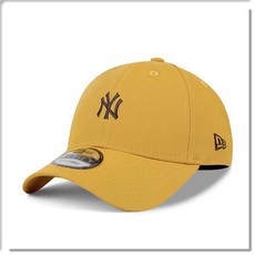 New Era 紐約洋基隊 9FORTY 可調節棒球帽 金色, 芥末黃, 1個