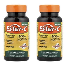 아메리칸헬스 이스터C 시트러스 바이오플라보노이드 500mg 베지캡슐 90정 2개