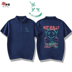 潮野屋 塗鴉笑臉 POLO衫 短T WPD-694