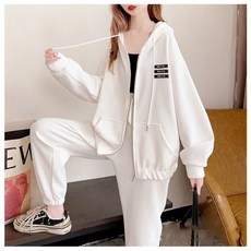 春秋季洋氣兩件式套裝 運動休閒套裝女 外套束口長褲 兩件套 休閒套裝 秋冬套裝 a0274