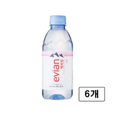 에비앙 330ml, 6개