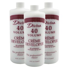 디비나 Divina 40 볼륨 크림 디벨로퍼, 3개, 946ml