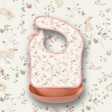 DFMEI 寶寶吃飯圍兜秋冬季男女嬰兒輔食飯兜兒童防水防油神器幼兒園圍嘴