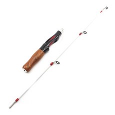 【釣魚名人】冰釣竿 冬季釣魚竿 蝦竿 筏竿 船桿 紡車輪套裝 路亞漁具, 冰釣單竿,62厘米