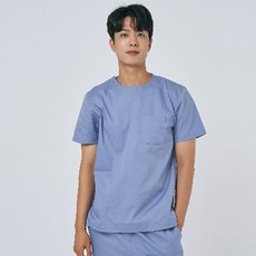 남성용 크루넥 의사가운 수술복 간호사복 병원 스크럽 (컬러3종)