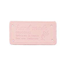 핸드 메이드라벨 스티커 라벨 handmade, 10개, 핸드메이드-오리지널 No.07(핑크)