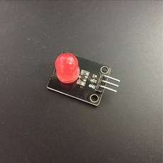 AI電子 10mm大發光管模塊數字LED指示燈模塊，清晰顯示，易於安裝，適用於儀器儀表和控制面板, 1個