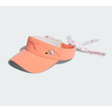 아디다스 리본 바이저 여성 골프 썬캡, Coral Fusion, 1개