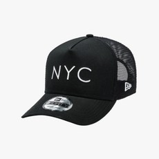 뉴에라 NYC THIN A프레임 트러커 볼캡 블랙 14561868