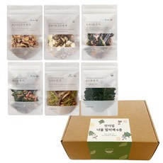 잇더밀 국내산 나물 멀티팩 6종 비빔밥 솥밥용 밥솥에 부어만주세요. (곤드레 유채나물 취나물 표고버섯무 영양오곡 고사리나물), 1세트, 162g