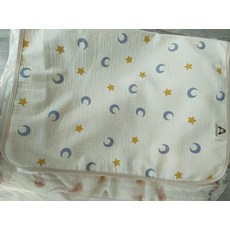 DFMEI 隔尿墊新生嬰兒童可水洗透氣尿布大尺寸寶寶隔夜姨媽期月經生理墊, 1個, 星月