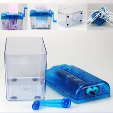 세절기 파쇄기 세단기 가정용 생활용 실내용 문서 수동 DD-10856 A6 57844PC 1(pc)