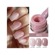 24가지 색상 15ML 아이스 스루 컬러 젤 매니큐어 세미 퍼머넌트 네일 아트 담그기 UV LED 살롱 DIY, 18 M015