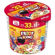 후루트링 컵 시리얼, 40g, 3개