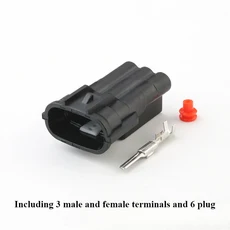 자동차 헤드라이트 커넥터용 국내 6189 0442 DJ7031-2.2-11/21 플러그 6188-0282, 01 3P one sets