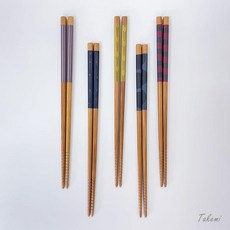 9인치 사용하기 프리 선물 슬림한 손님 일본산 세트 내구성 정밀도를 팁 세련된 23cm(스즈타케 bpa 위한 - 5쌍 및 가정 디자인 쉬움 파티를 셀렉트) 대나무, Susutake Bamboo Select