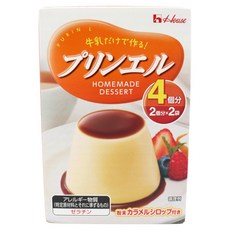 House 好侍 Pudding L 布丁杯 2入 54g, 1個, 2人份布丁材料2個+焦糖糖漿粉2個
