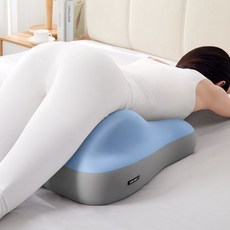 隔日達 夫妻/情侶 助孕愛枕 孕婦枕 墊腿 防胃反流高枕, 蓝灰拼色【夫妻助孕-情趣辅助】多功能枕垫