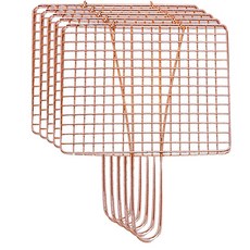 양면 동석쇠 동색 바베큐 접석쇠 구이용, 5개