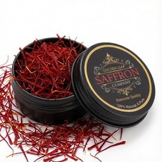 Kashmiri 사프란 (케사르) | 1등급 정품 몽라 사프란 실 | 퓨어 레드 케사르 | 카슈미르 원산지 인증 | 우유 차 및 요리용(1G), 1G