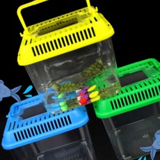 PAM 달팽이용품 미니어항 거북이어항 곤충채집통 관찰채집통 어린이어항, 1개