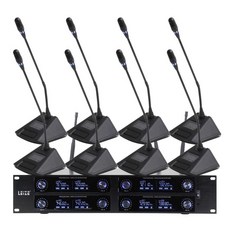 회의실 마이크 강대상 강의실 회의용 강당 영상회의 탁상용, 1-4개의 핸드헬드 마이크, 1-4개의 핸드헬드 마이크