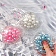3000 포켓 말랑 진주 조개 말랑이 스퀴시 스트레스완화 조카선물 크런치, 단품, 1개 단품, 1개