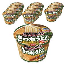NISSIN 日清 碗裝濃郁高湯豆皮烏龍麵 106g, 12入