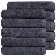 10장 두꺼운 호텔수건 40수 코마사 200g, 챠콜그레이, 10개