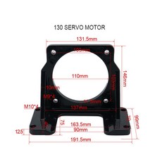 스테핑 서보 모터 90 110 86 57 NE 180 60 42 브래킷 42 130 80 마운트 34 모터용 23 시트 52, 03 130 For Servo