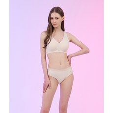 [국내매장정품] 푸마 PUMA BODYWEAR 여성 스킨라이크 프리컷 브라팬티 세트 베이지 PMFYIBN6200 153140