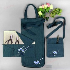 花店花藝師工具包 圍裙 日式花道插花收納袋, 1個, 手拿工具包