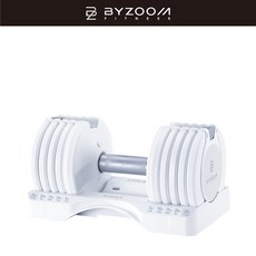 Byzoom Fitness【Pure Series】可調式啞鈴25LB，五段重量秒速調整，居家健身首選, 1個