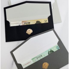 루아페이퍼 NO1 감사봉투10매 무지 용돈봉투, 블랙3진그레이3연그레이4