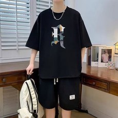 韓系學院風潮流套裝 大學生高中生夏季穿搭 氣質休閒兩件式套裝