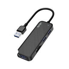 Apigu谷德 Type-C擴展塢 USB3.2高速傳輸 HDMI高清影音 SD/TF雙卡槽讀取, 1個, UP03-5合1TypeA, 黑, UP03_TPA