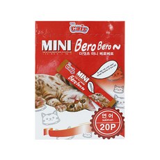 더캣츠 고양이 미니 베로베로 파우치 20개입, 연어, 200g, 1개