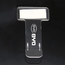 임시 주차 카드 영수증 증명서 티켓 홀더 차량 클립, E. 6pcs, 1. Transparent